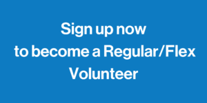 Button for sign up for regular volunteering
