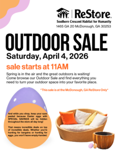 Outdoor Sale Update